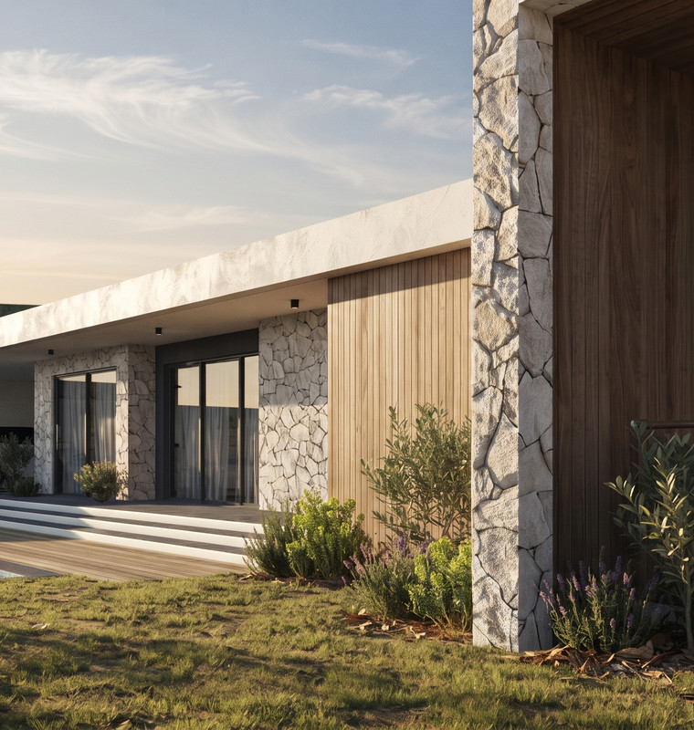 Residence E4 at Kellaki Hills. Computer-generated image.