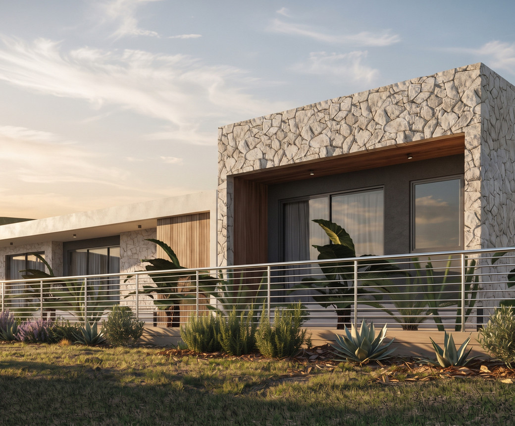 Residence 03 at Kellaki Hills. Computer-generated image.