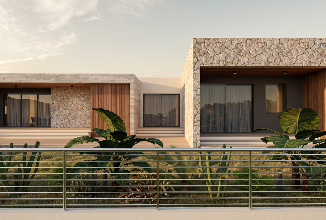 Residence 05 at Kellaki Hills, second view. Computer-generated image.